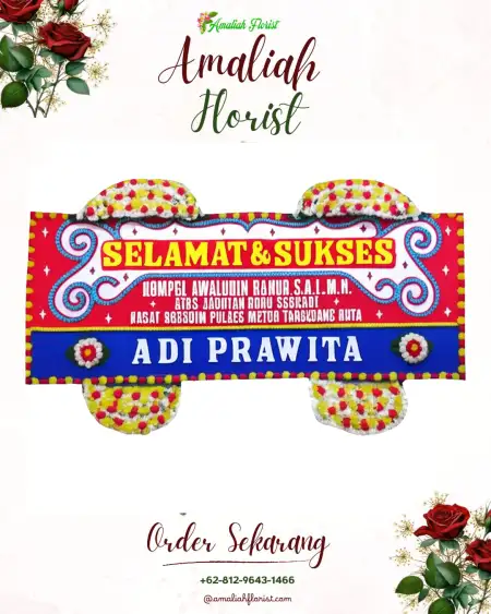 Papan Bunga Ucapan Selamat mande